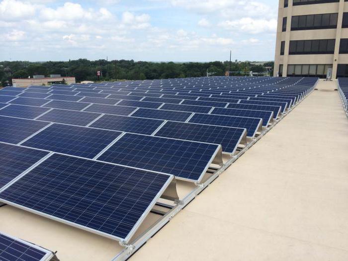 solar panels for an apartment on the balcony