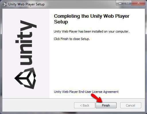 установить unity web player