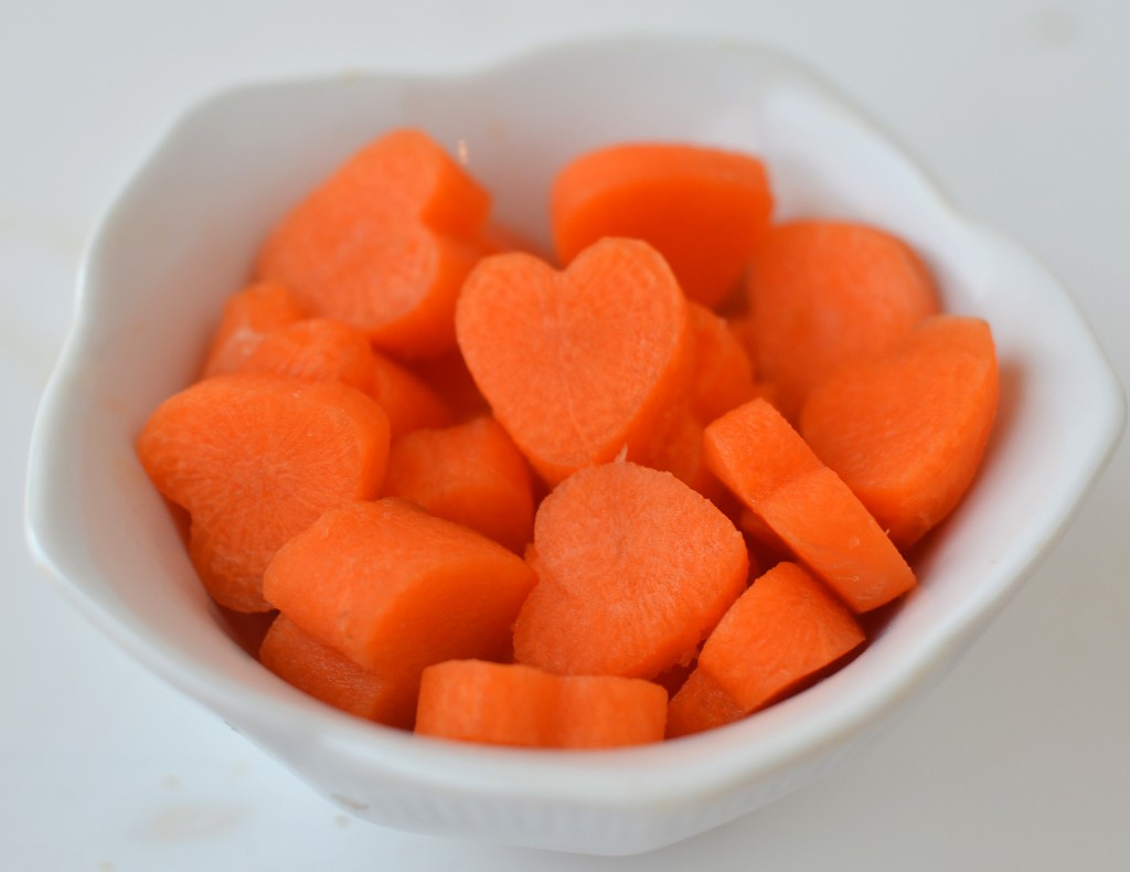 морковь сердечками