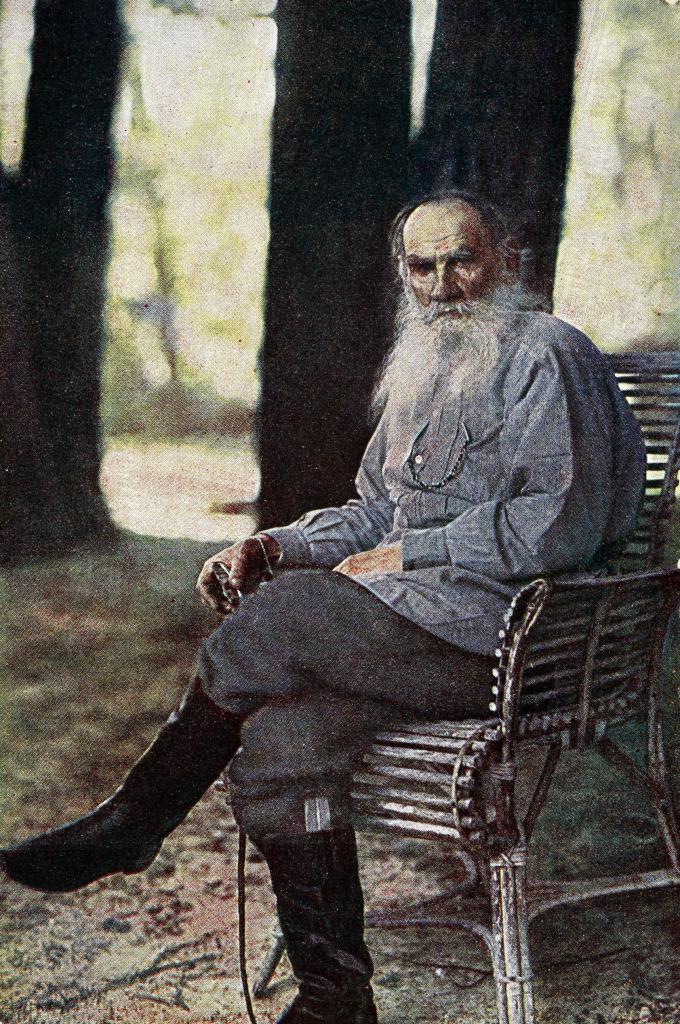 portrait of Tolstoy