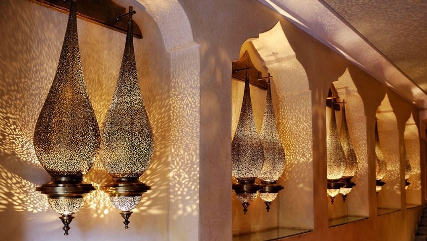 настенные лампы в марокканском стиле