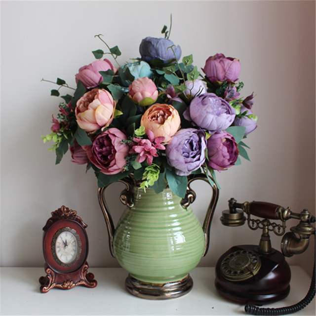 mini bouquet in a vase