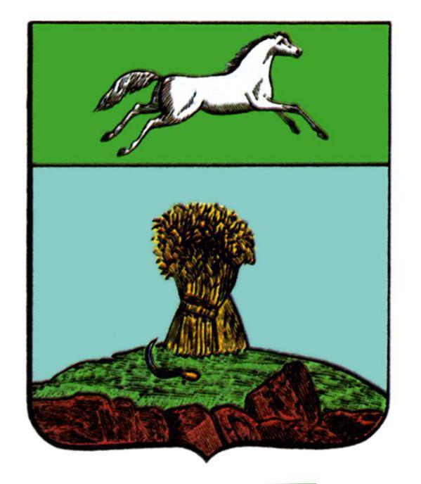 coat of arms and flag of the Novosibirsk region