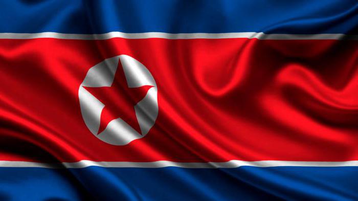 north korea flag