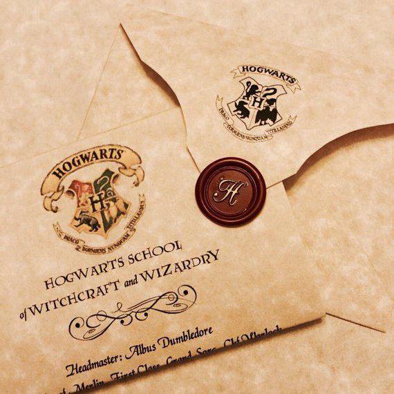Письмо из Хогвартса Гарри Поттер, на русском языке