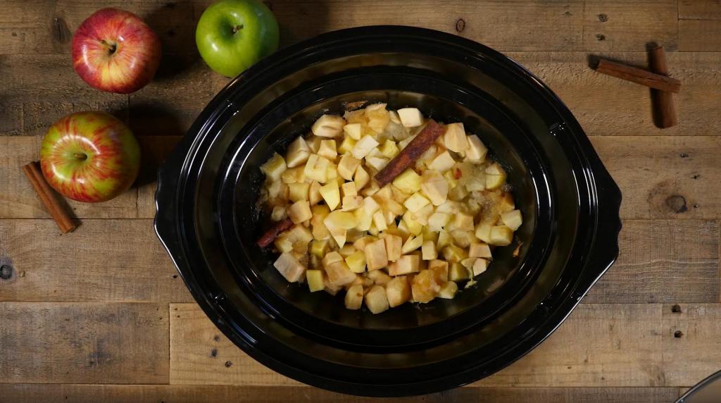 кекс на кефире с яблоками в духовке