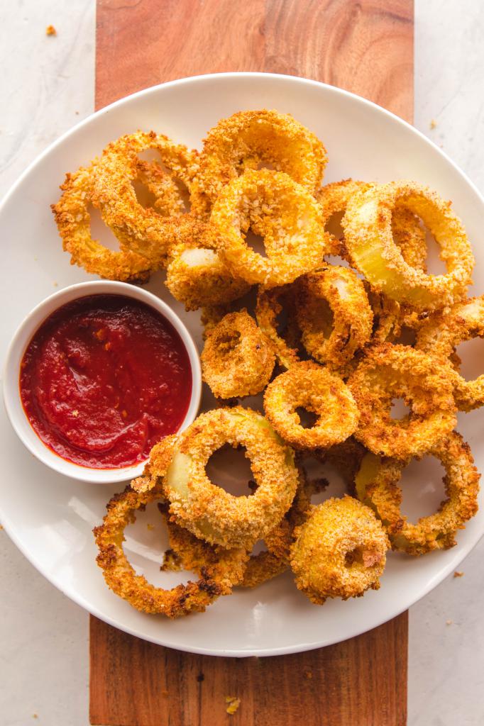 onion rings fries