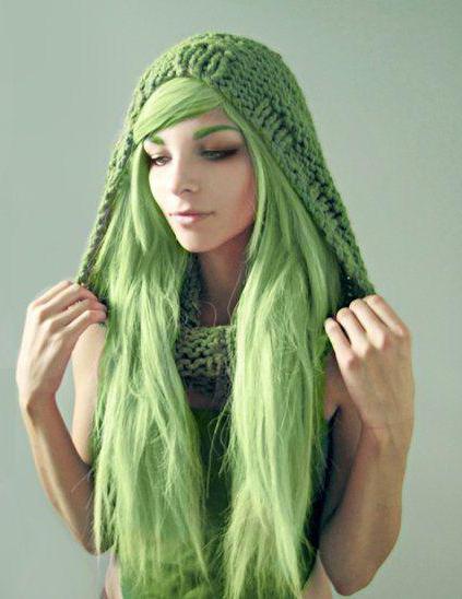 green hair dye