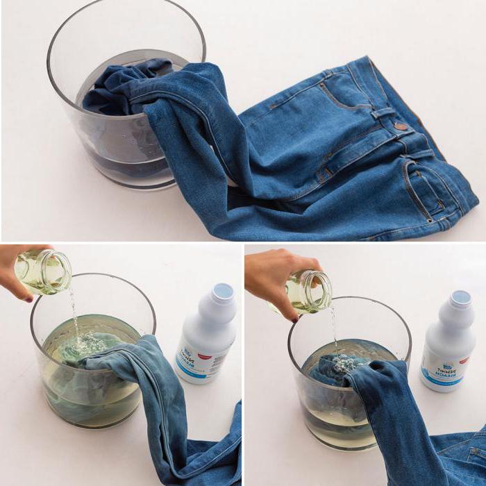 как осветлить джинсы в домашних условиях содой