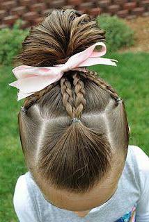 simple hairstyles for long hair for children