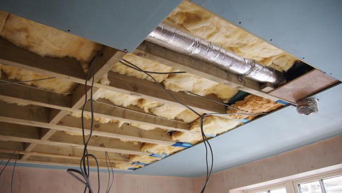 how to properly insulate the ceiling under a cold mineral wool roof