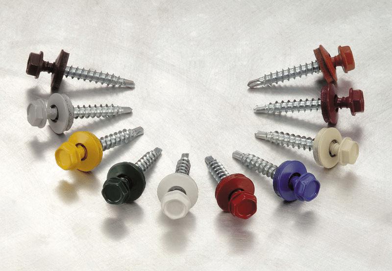 fasteners for a fence from a professional sheet