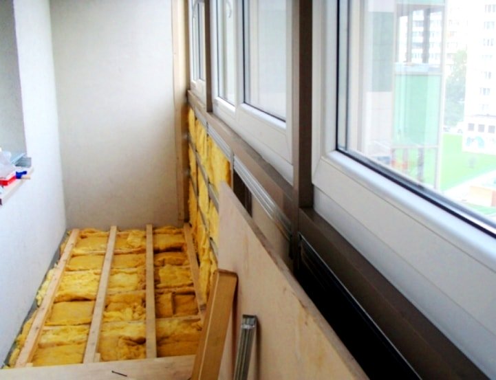 утепление балкона и присоединение к комнате