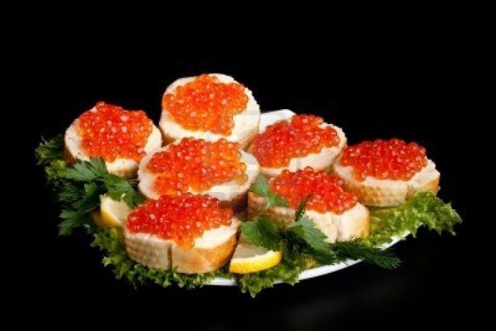 Properties of red caviar