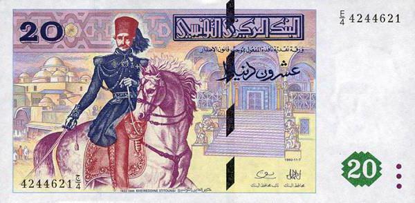 курс тунисского динара к рублю