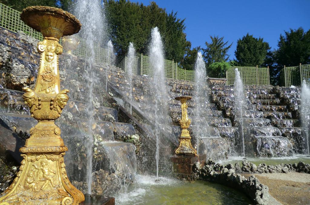 фонтаны в садах Версаля