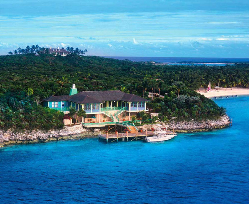 Вид на остов Musha Cay