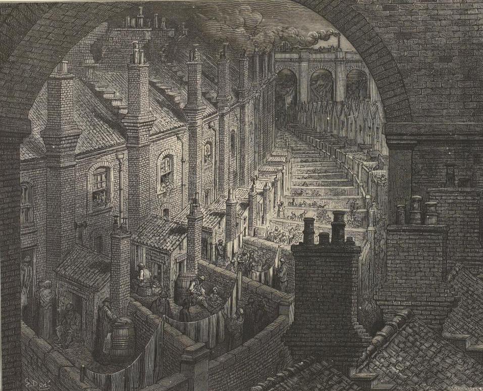 "Лондон: паломничество", 1872,