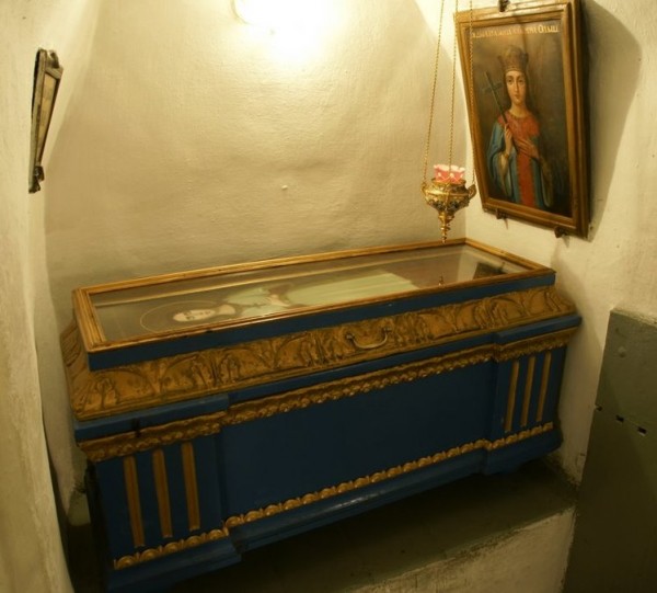 Гроб с мощами Иулиании Ольшанской