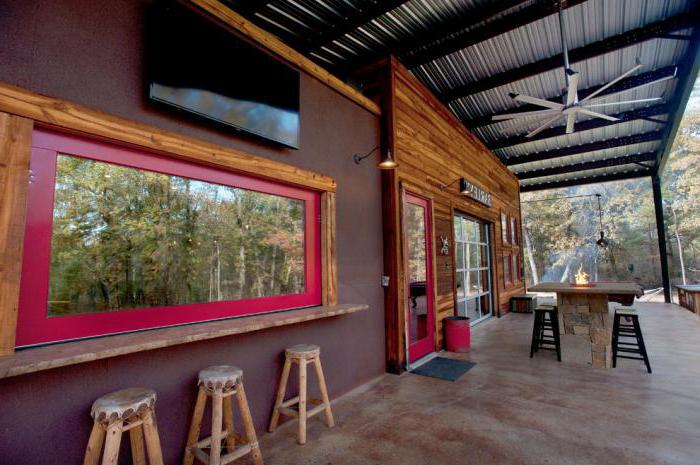 Canopy above the porch