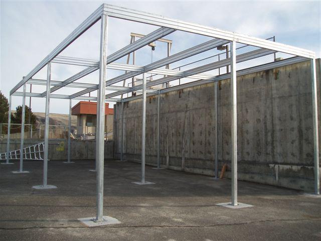 Do-it-yourself metal canopy