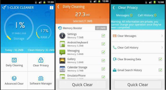 good cleaner for android