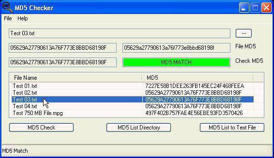 Как вычислить md5 хэш