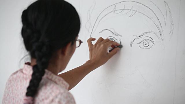 Как писать волосы в портрете