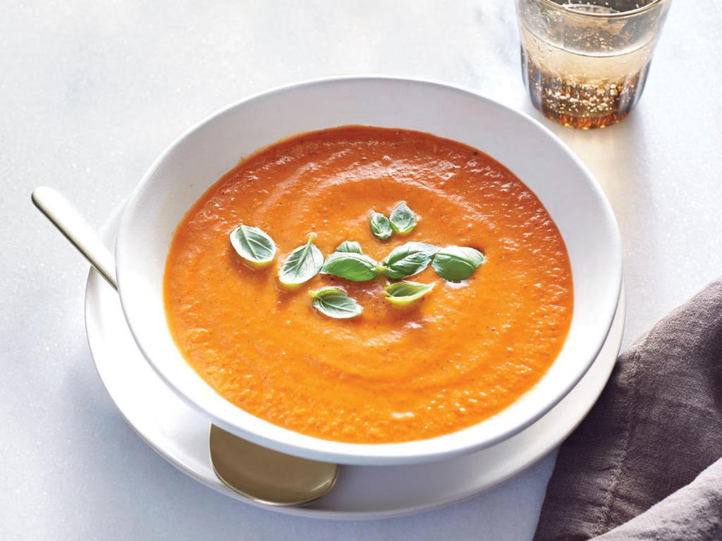 Постный томатный суп