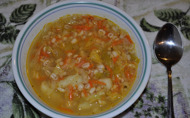 Lean cabbage soup