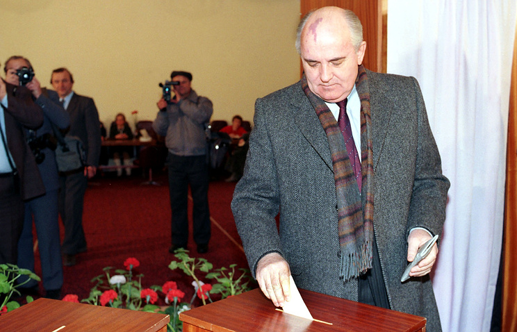 Президент СССР Горбачев