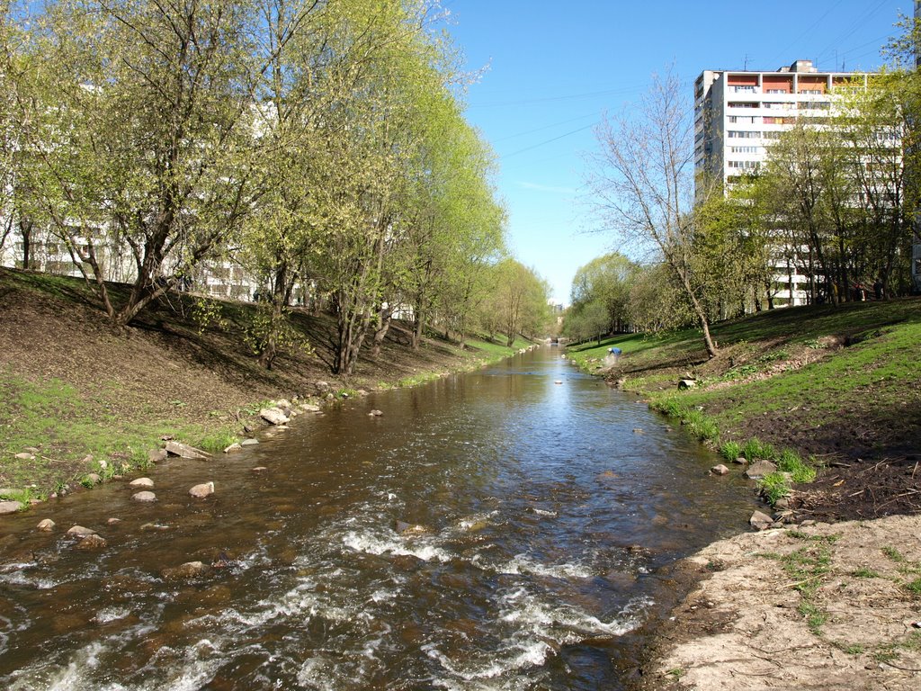 Течение реки Лихоборки