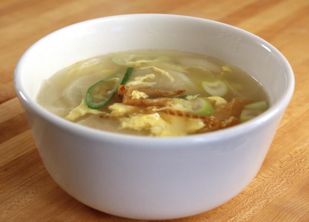 Корейский суп из сушеной рыбы