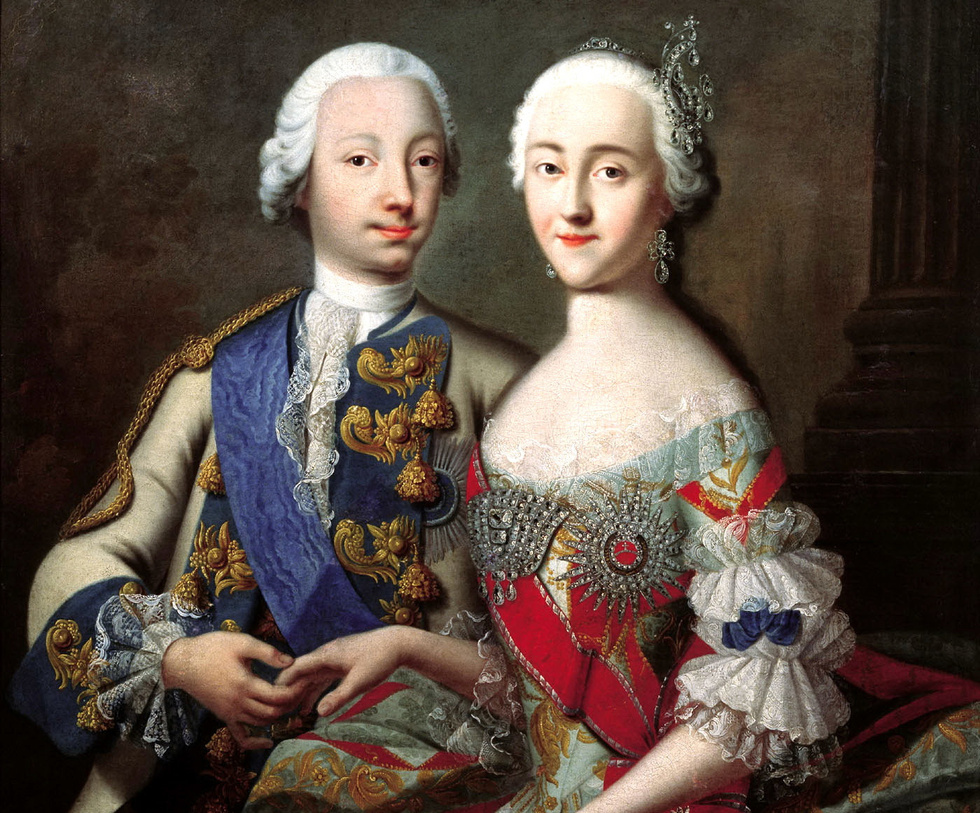 Екатерина II и Петр III