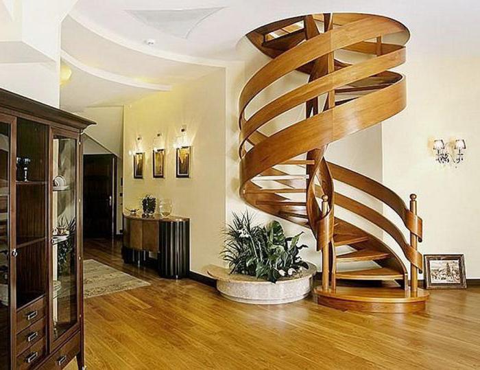 interfloor staircase in the house