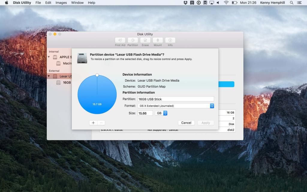 создание загрузочной флешки mac os sierra