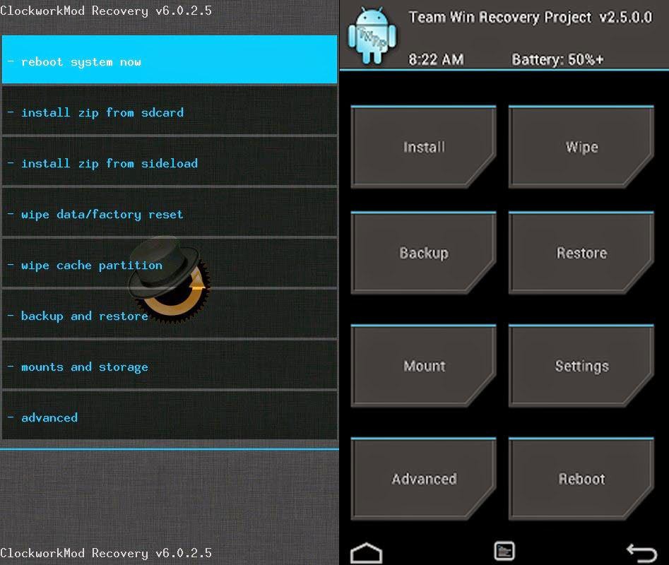 how to install custom recovery