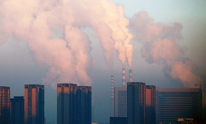Загрязненный воздух