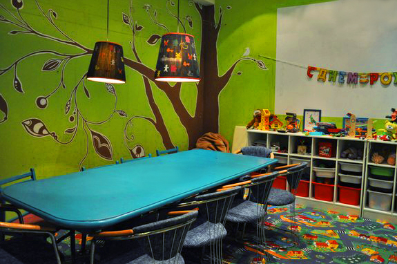 Детская комната в кафе "Лабиринт"