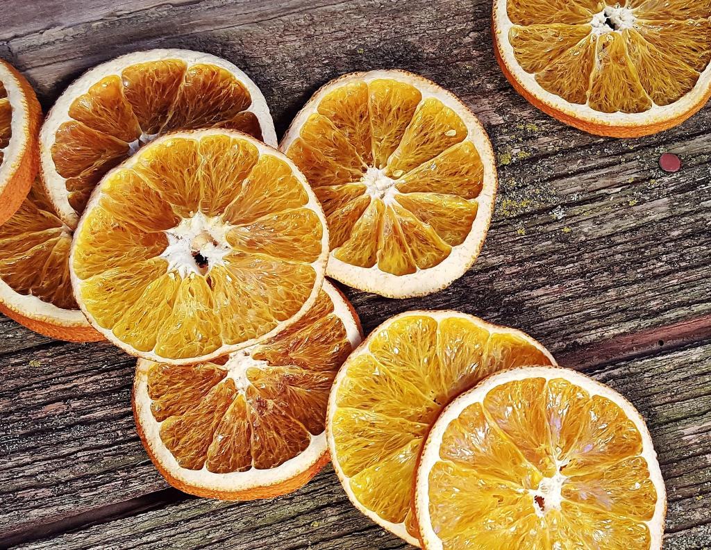апельсиновые чипсы
