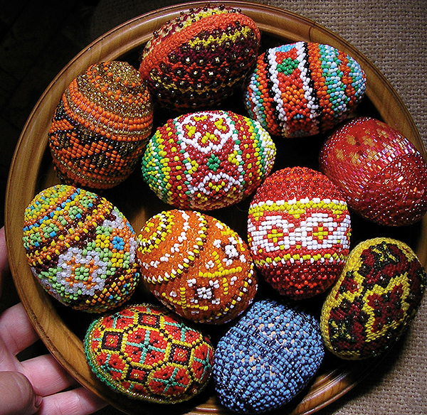 colorful easter eggs