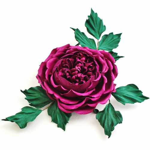 Brooch front rose