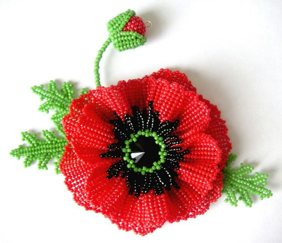 poppies bead master class