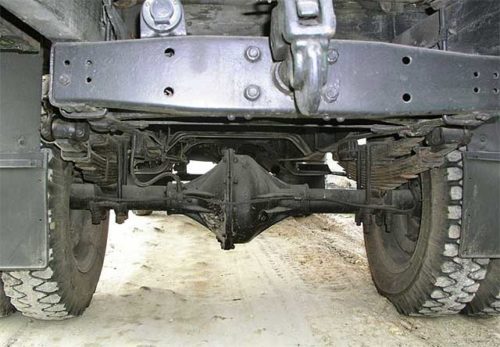 The bridge of the car GAZ-51