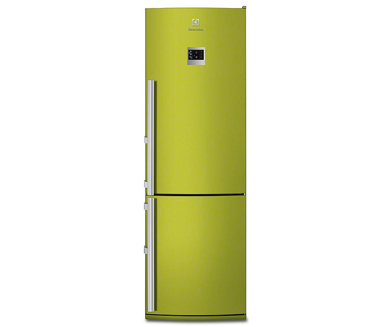 Зеленый холодильник "Электролюкс"