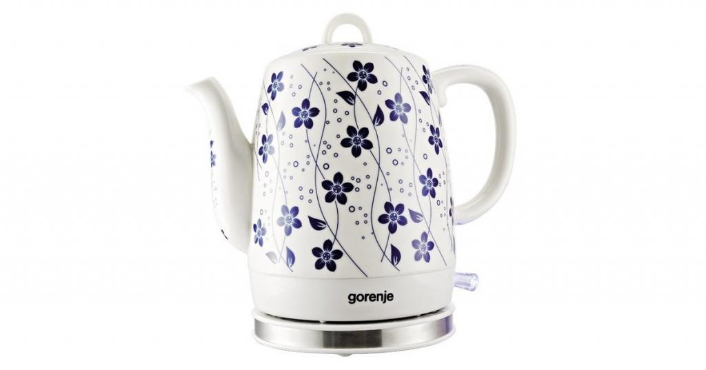 Ceramic electric kettle "Combustion"