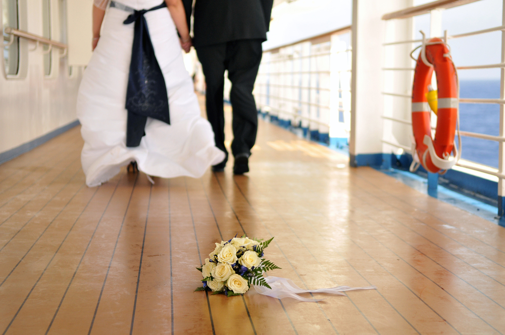 Свадьба в морском стиле: оформление