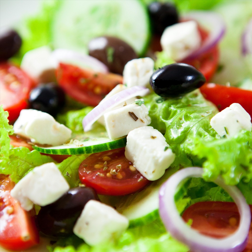 Греческий салат рецепт классический фото