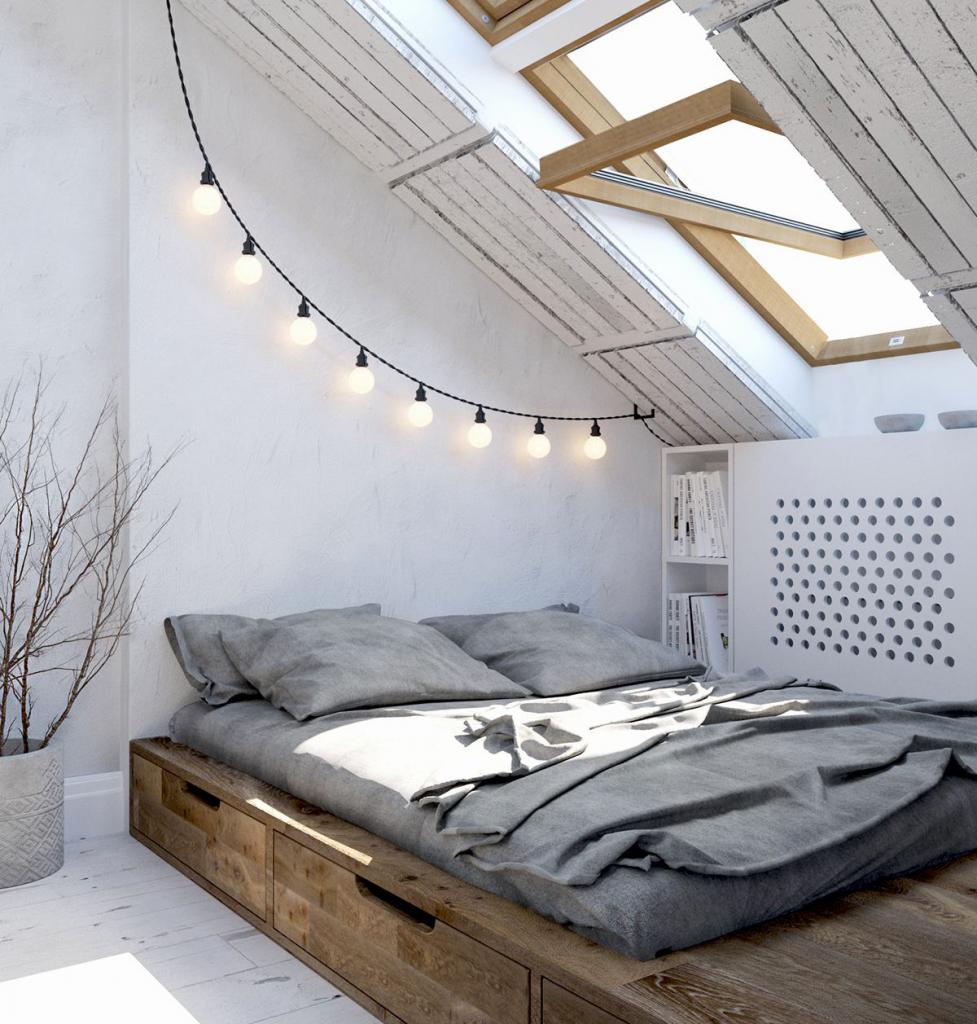 Мансардная спальня: особенности, фото, оригинальные идеи для дизайна