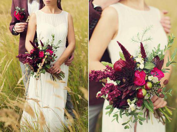 burgundy wedding